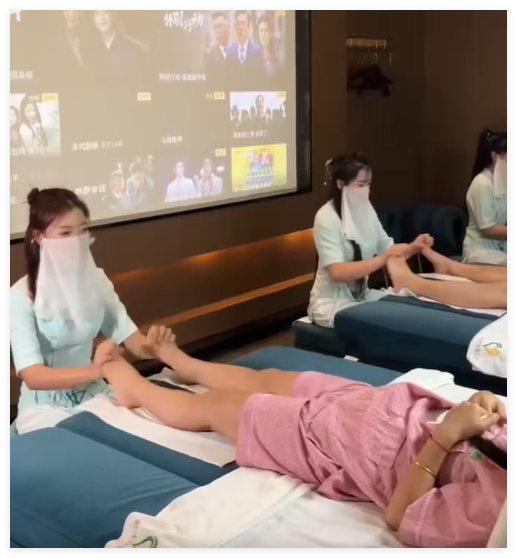 足疗养生时，哪些行为可能触犯法律被拘留？